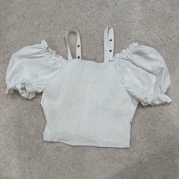SHEIN White Off-Shoulder Blouse - Picture 5 of 6